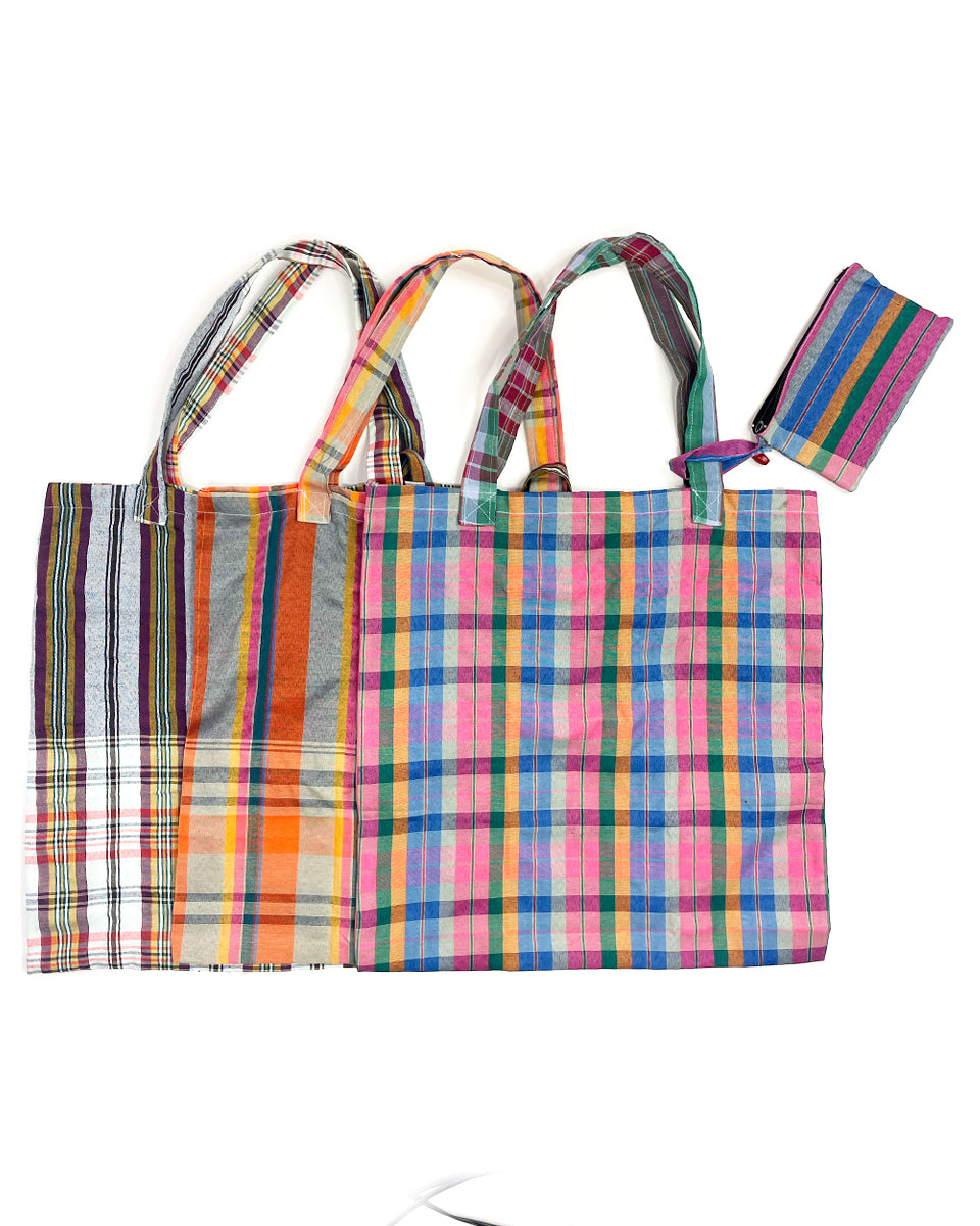 Madras Tribal Shopping Bag