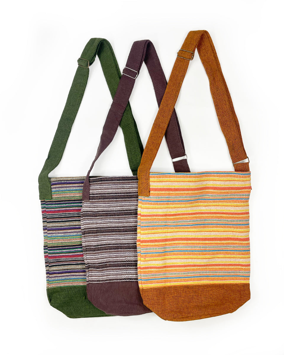 Striped Gheri Bucket Bag