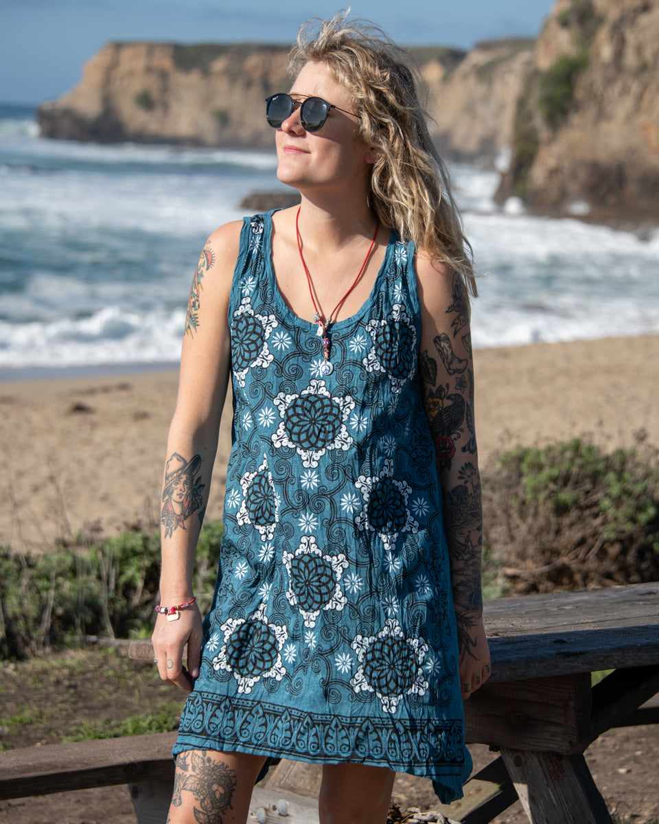 Flower of Life Tank Dress
