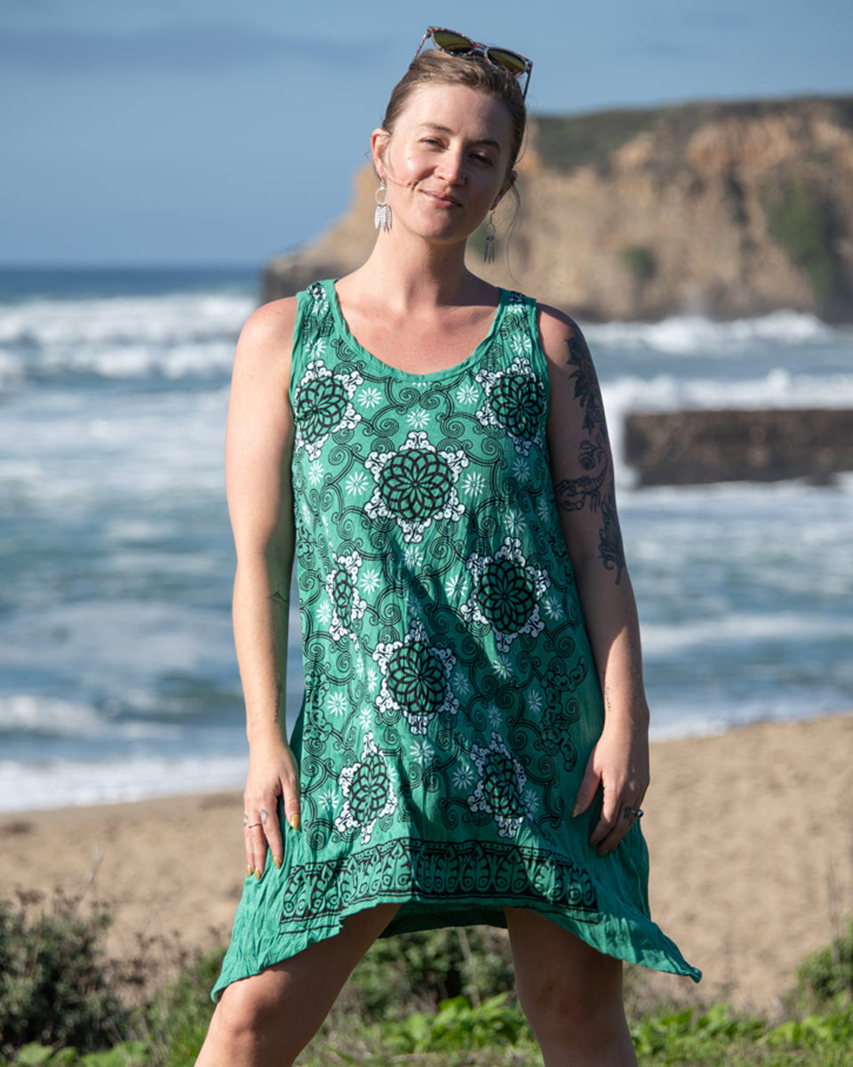 Flower of Life Tank Dress