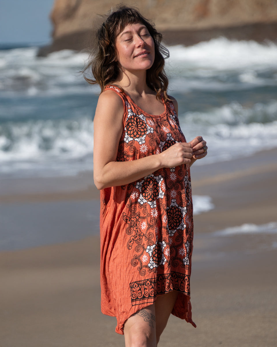 Flower of Life Tank Dress