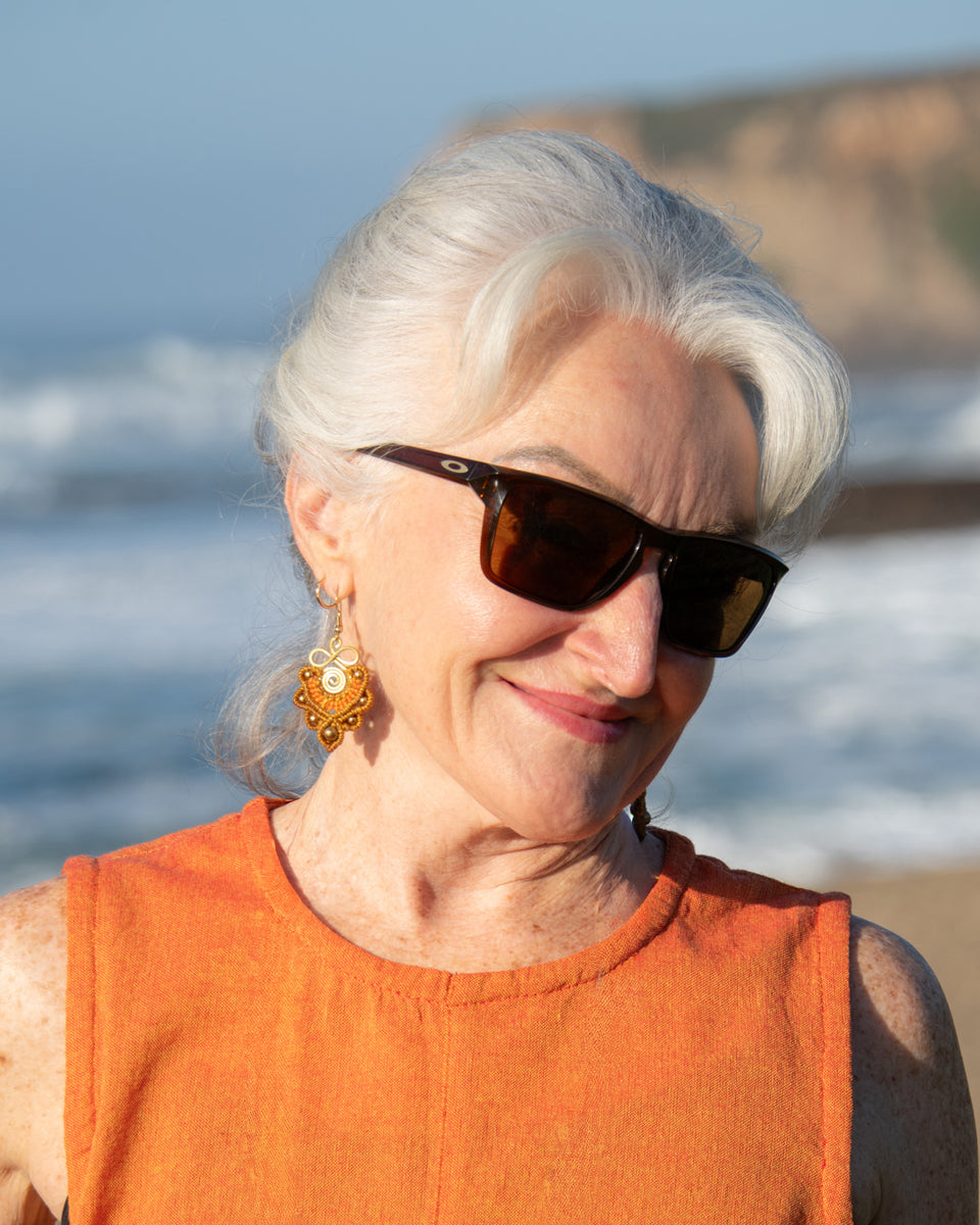 Infinity Macrame Earrings