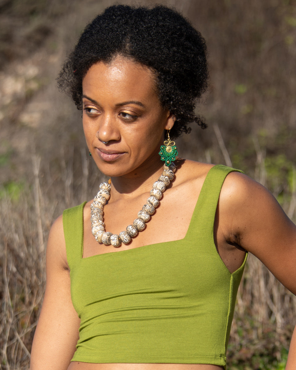 Infinity Macrame Earrings