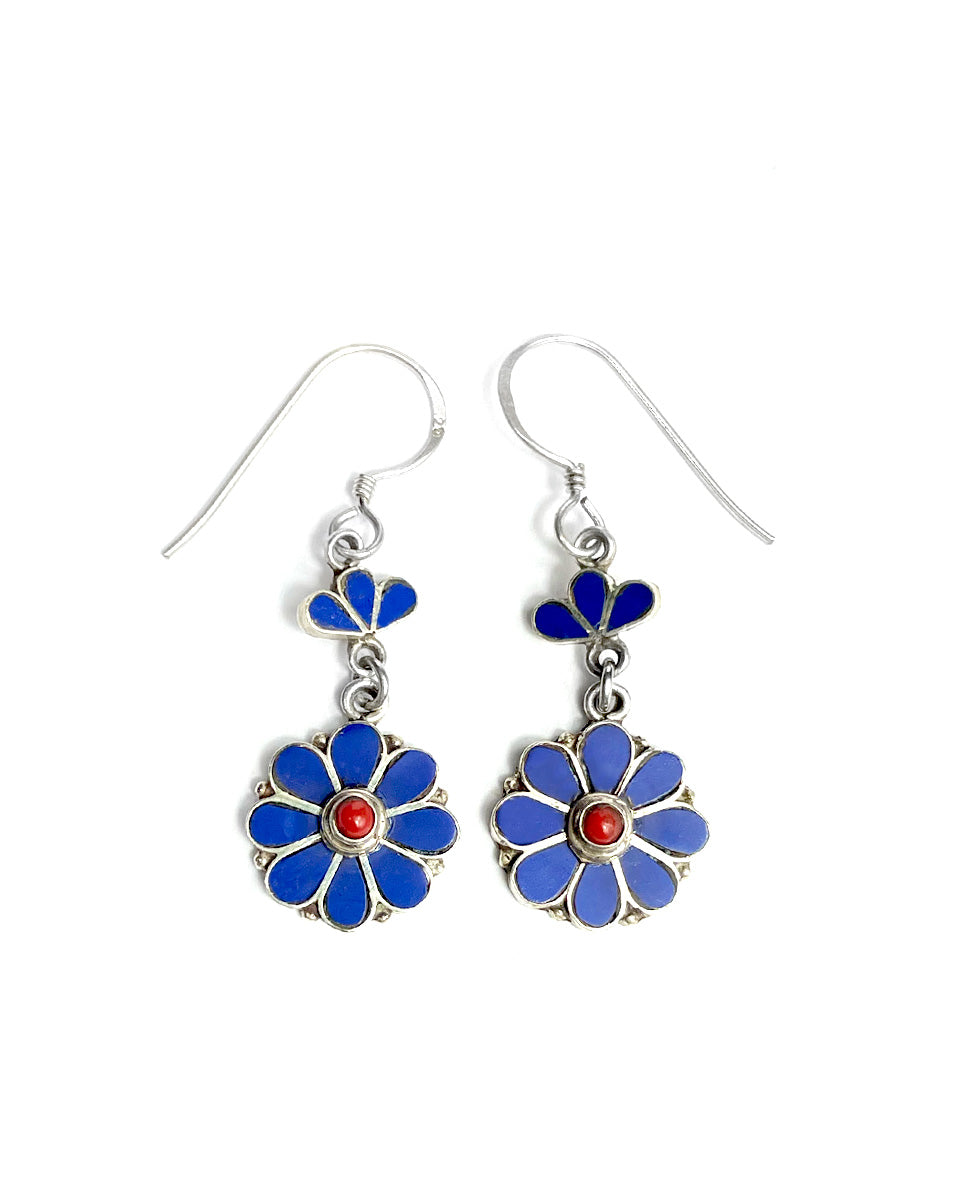 Tibetan Flower Earring