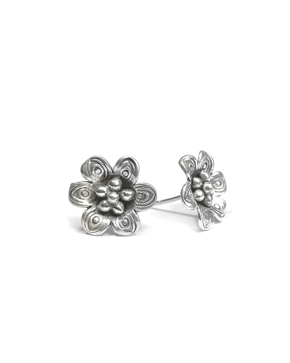 Big Tribal Flower Stud