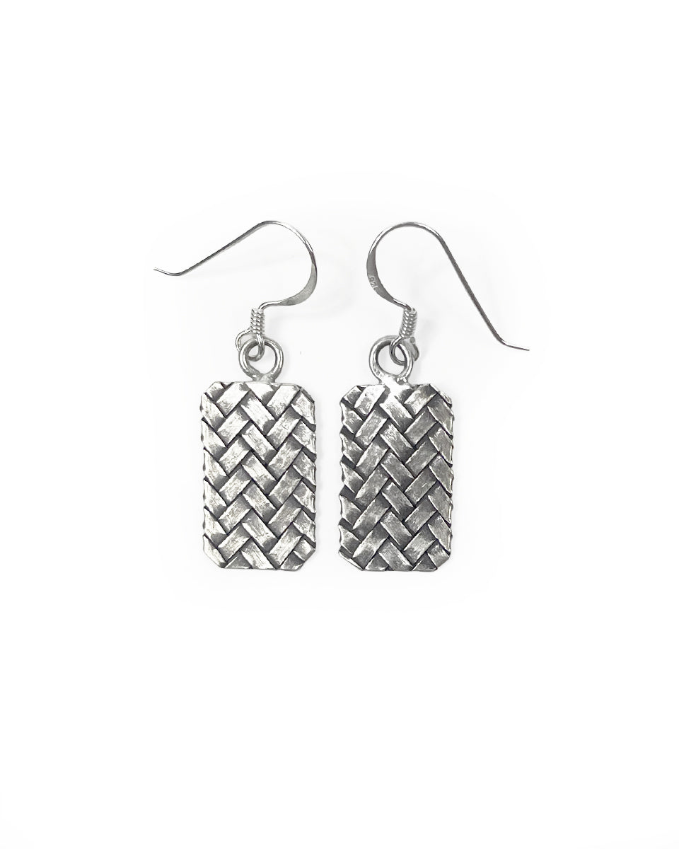 Tribal Woven Lao Earring