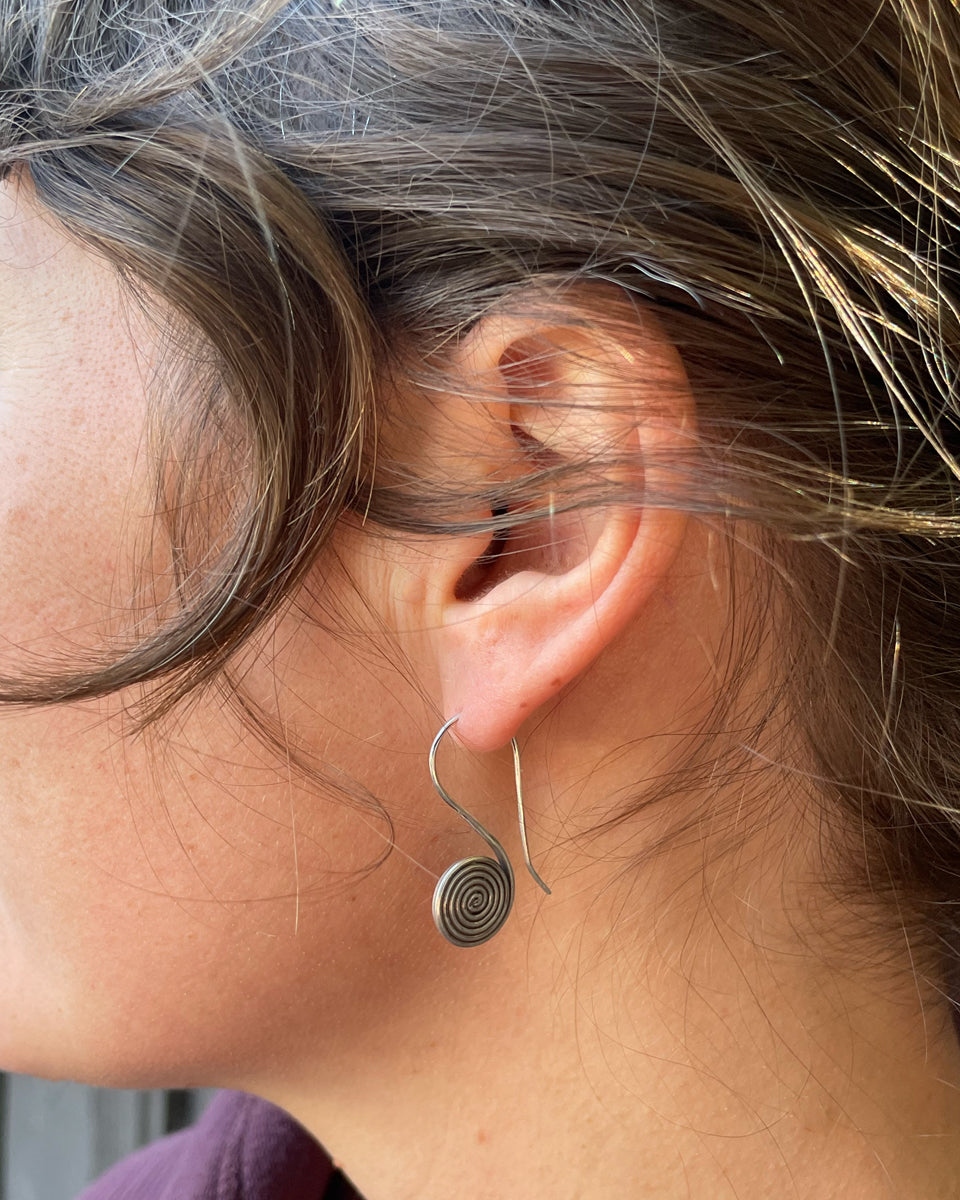 Tribal Earring - Tight Spiral