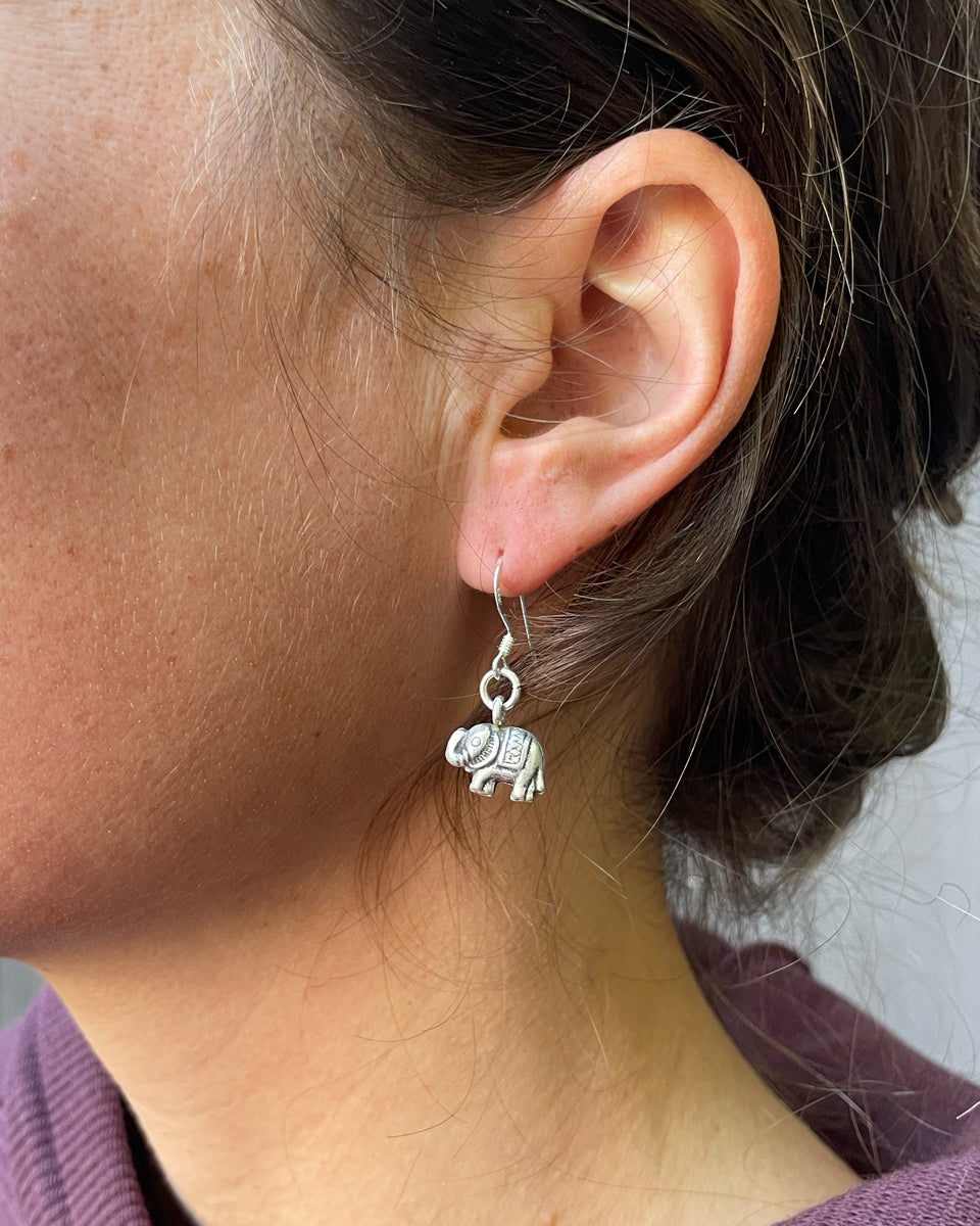 Small Elephant Earring