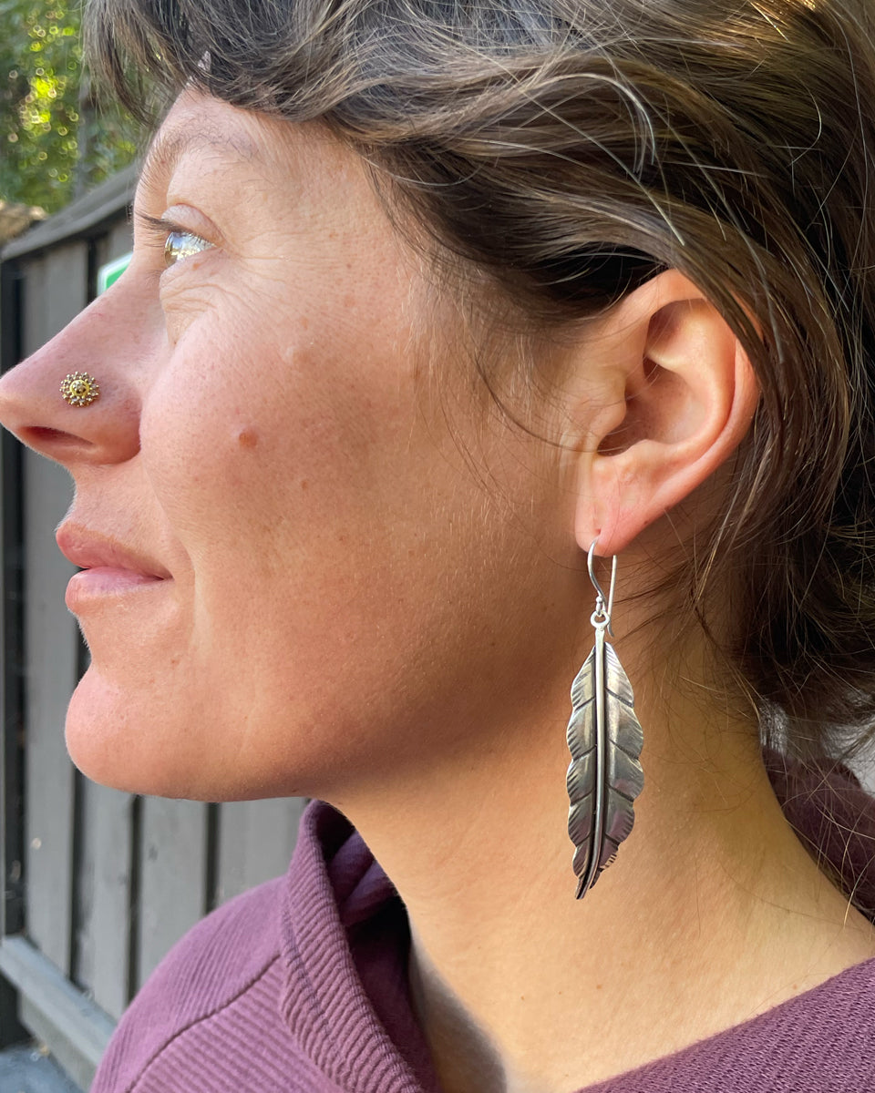 Tribal Feather Earrings