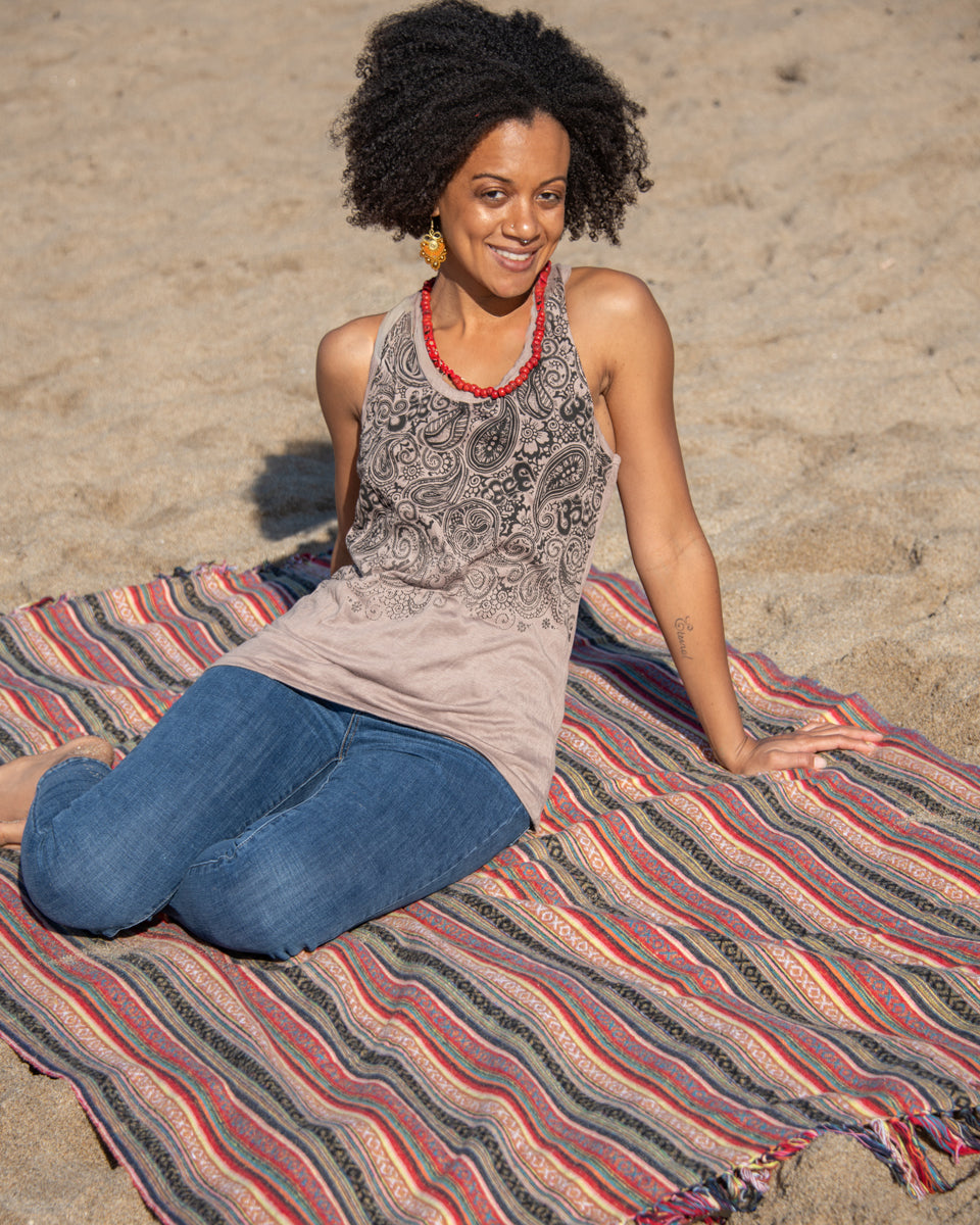 Brushed Cotton Gheri Blanket