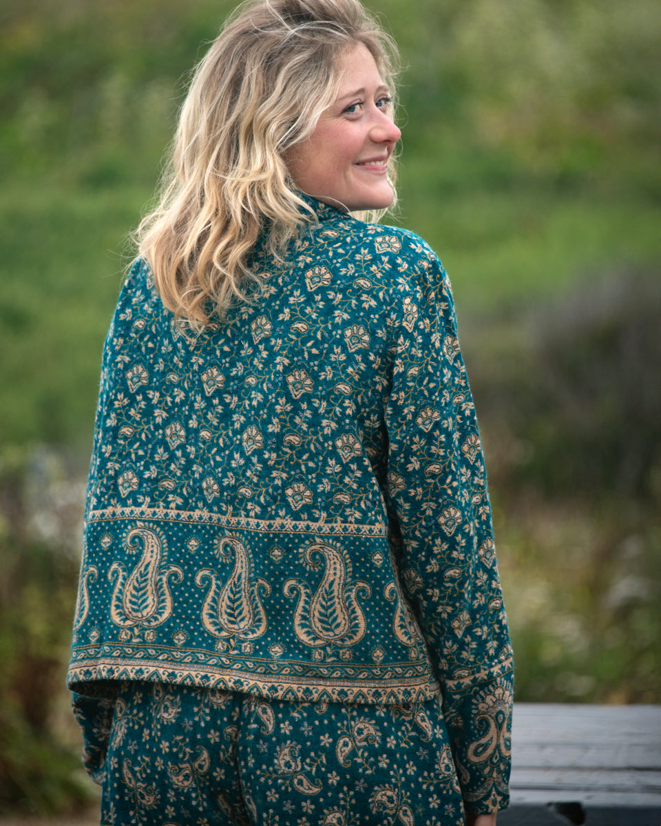 ジャケット・アウター PAISLEY PATTERN JACQUARD COAT ETRO paisley-print Jacquard Coat | Blue | FARFETCH