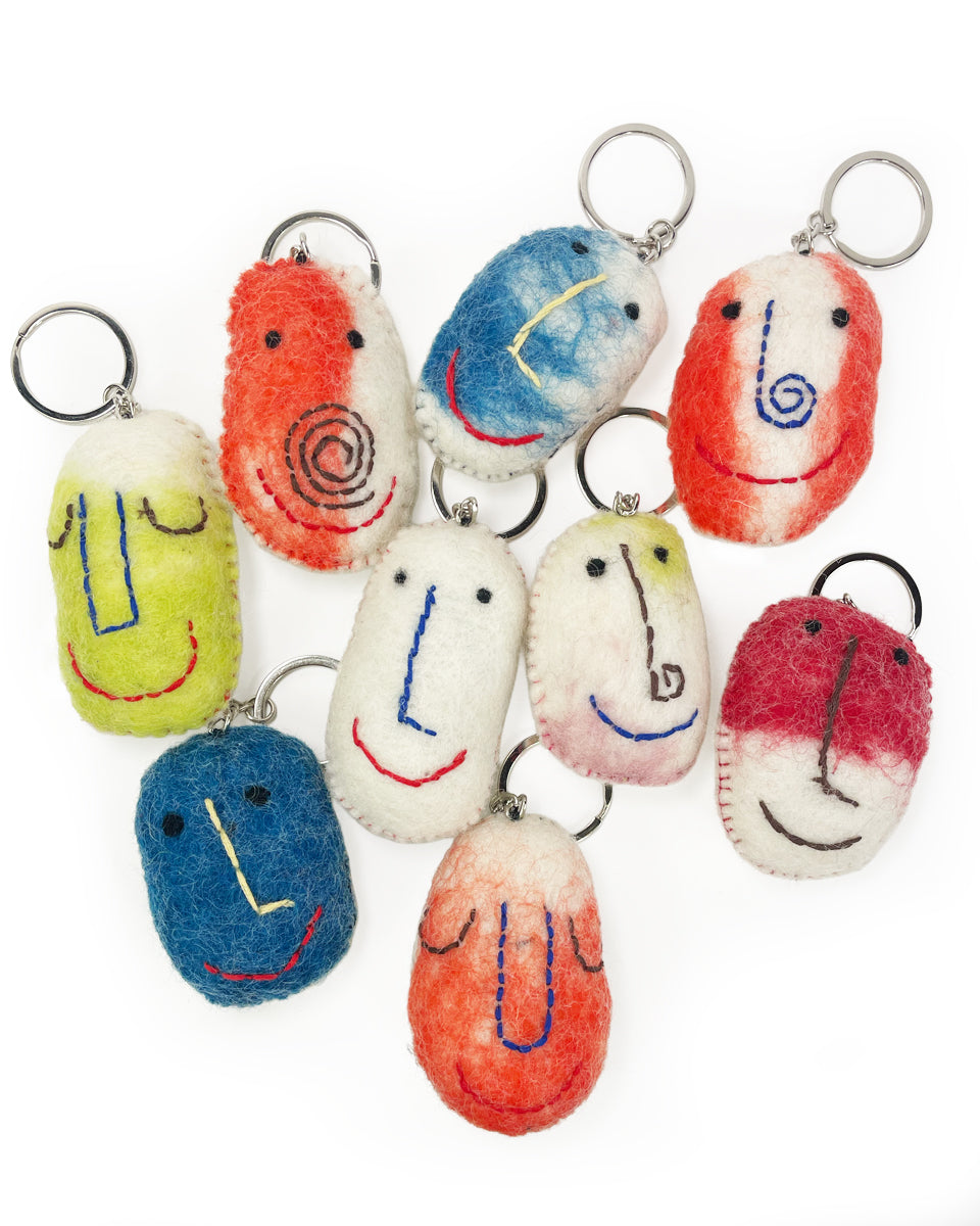 Happy Face Key Chain