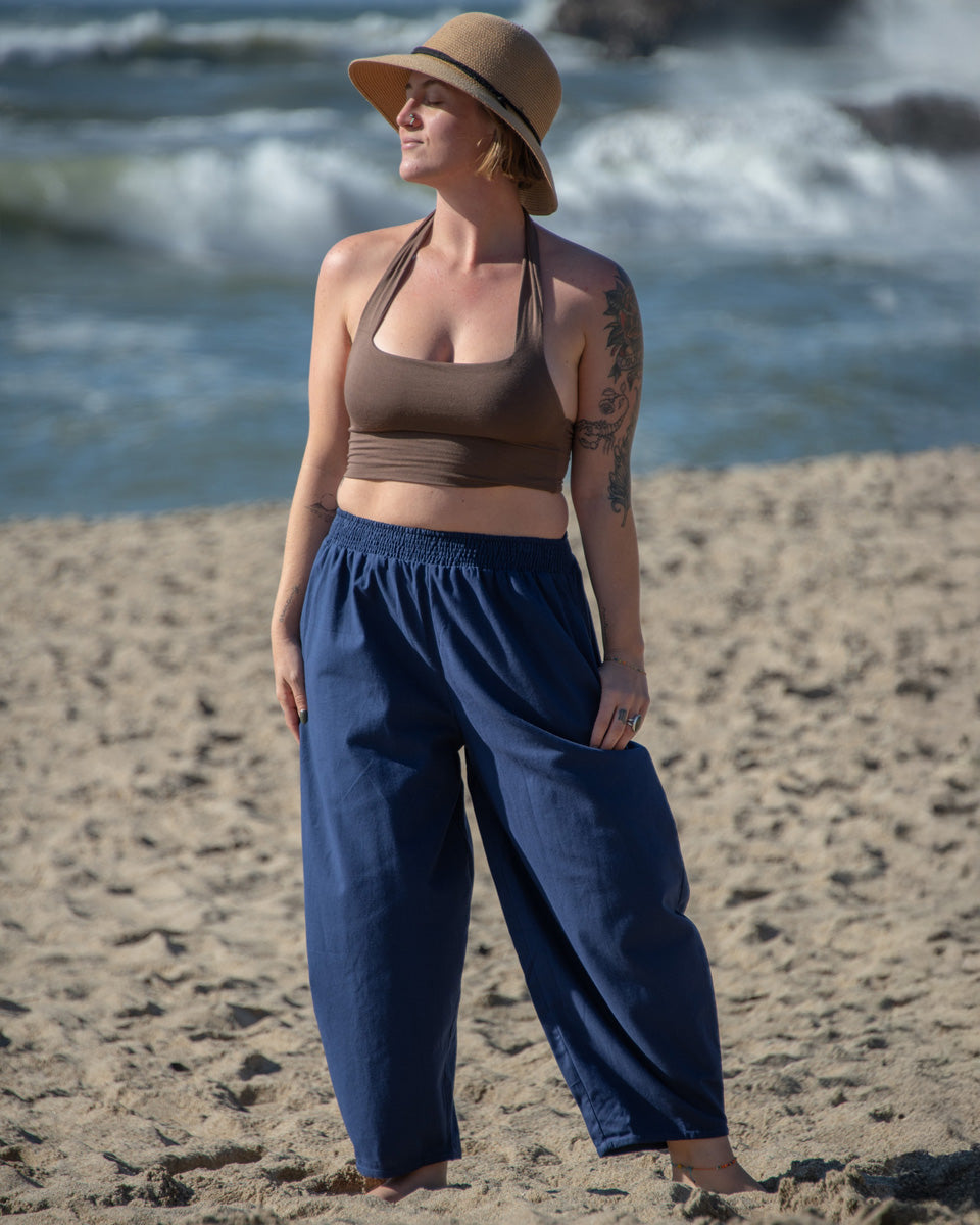 Cotton Barrel Pants