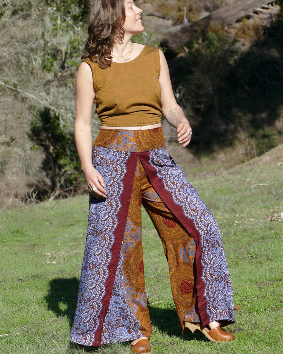 Flower Mandala Palazzo Pants