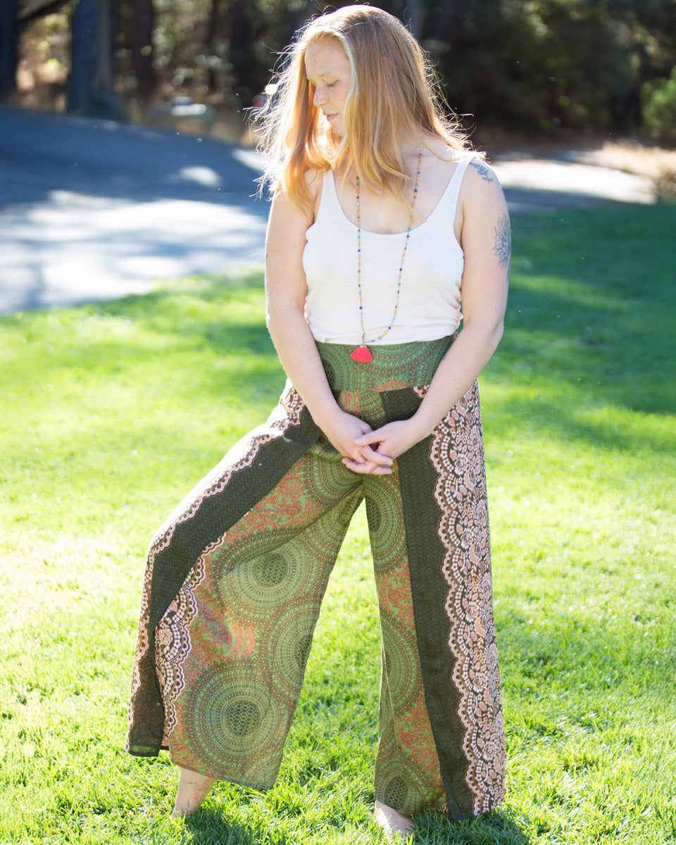 Flower Mandala Palazzo Pants