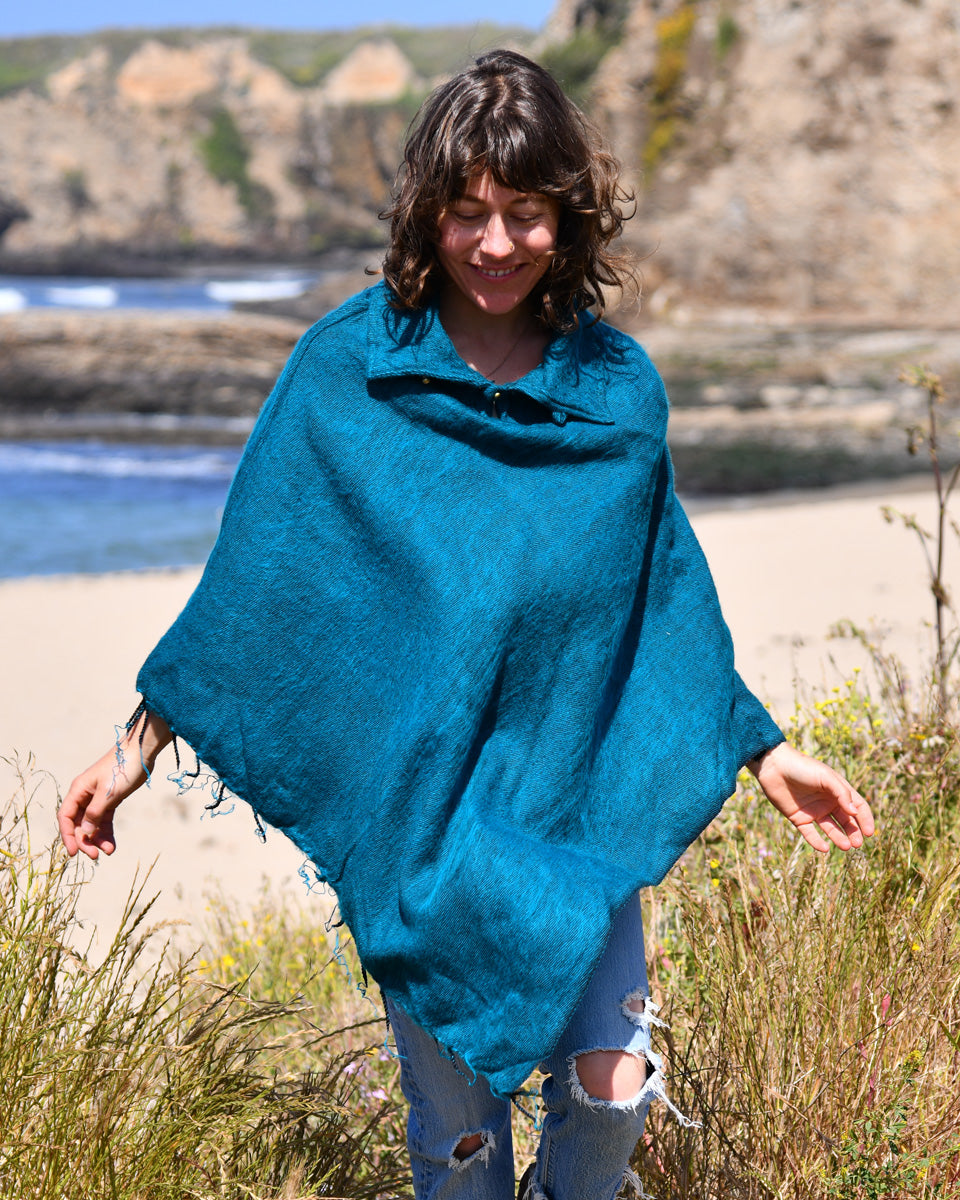 Brushed Woven Ponchos