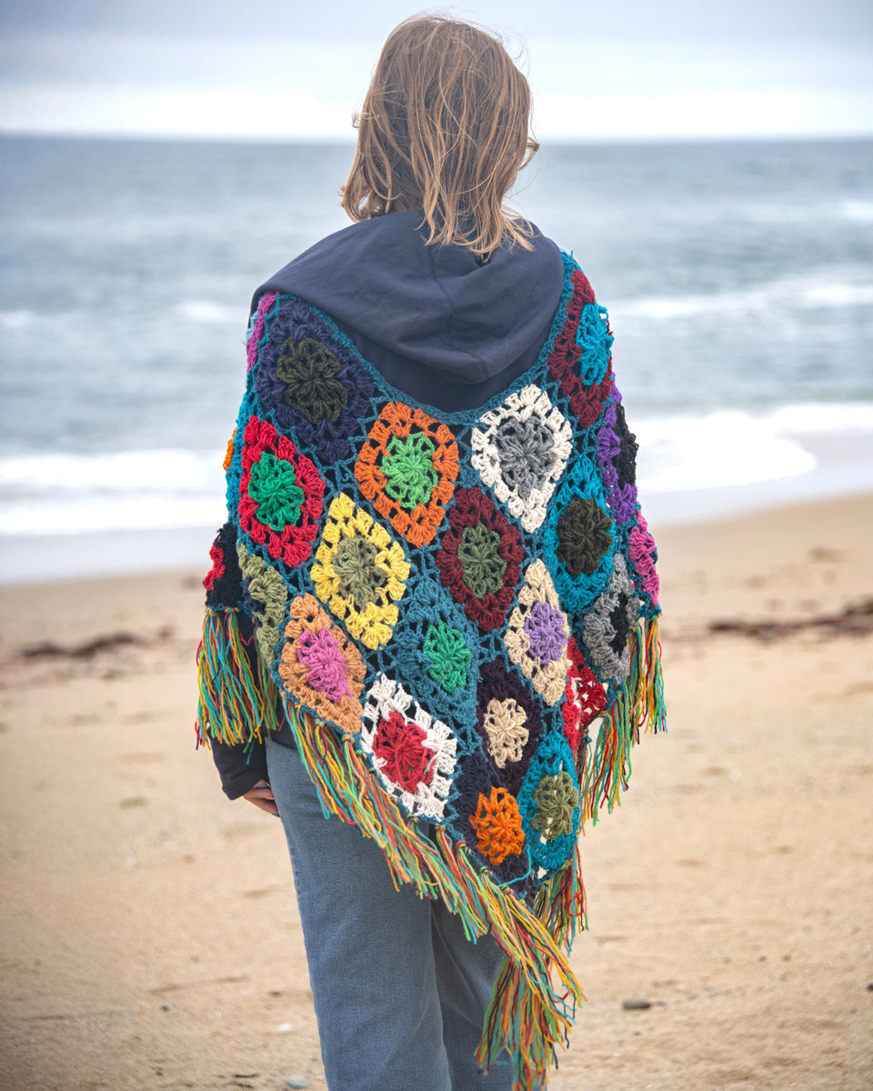 Granny Square Poncho