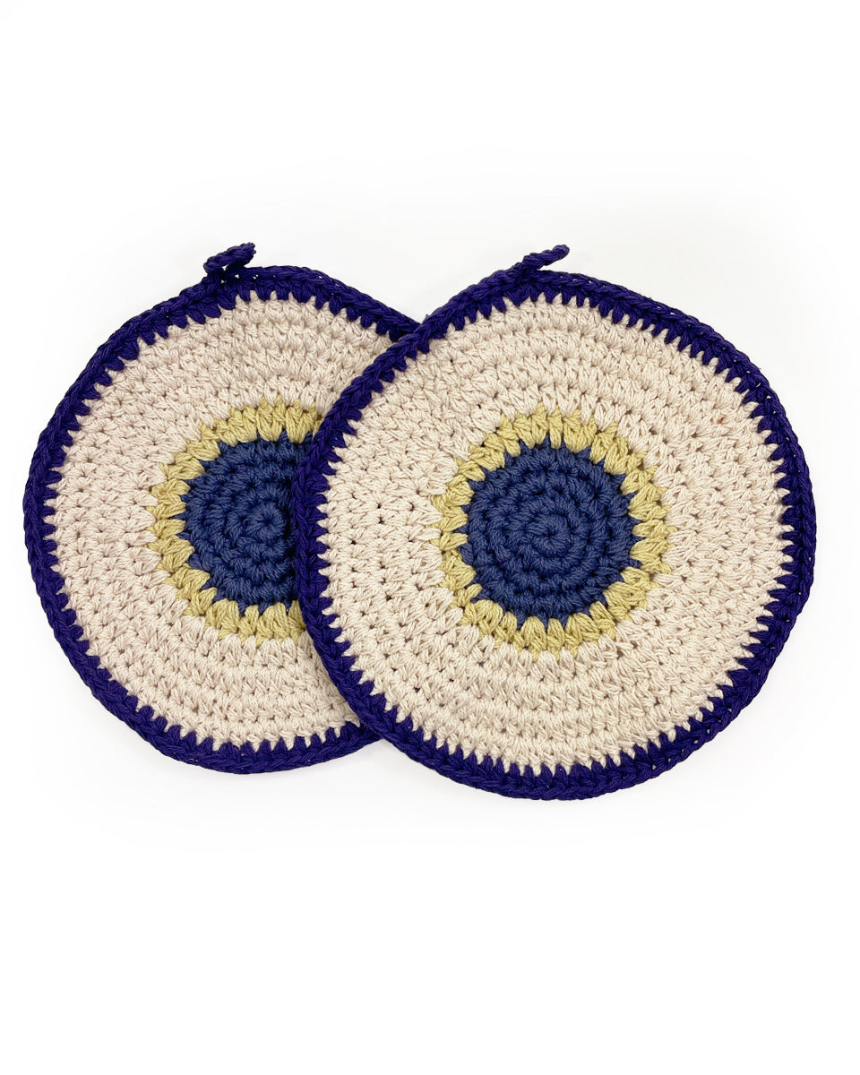 Round Cotton Potholder