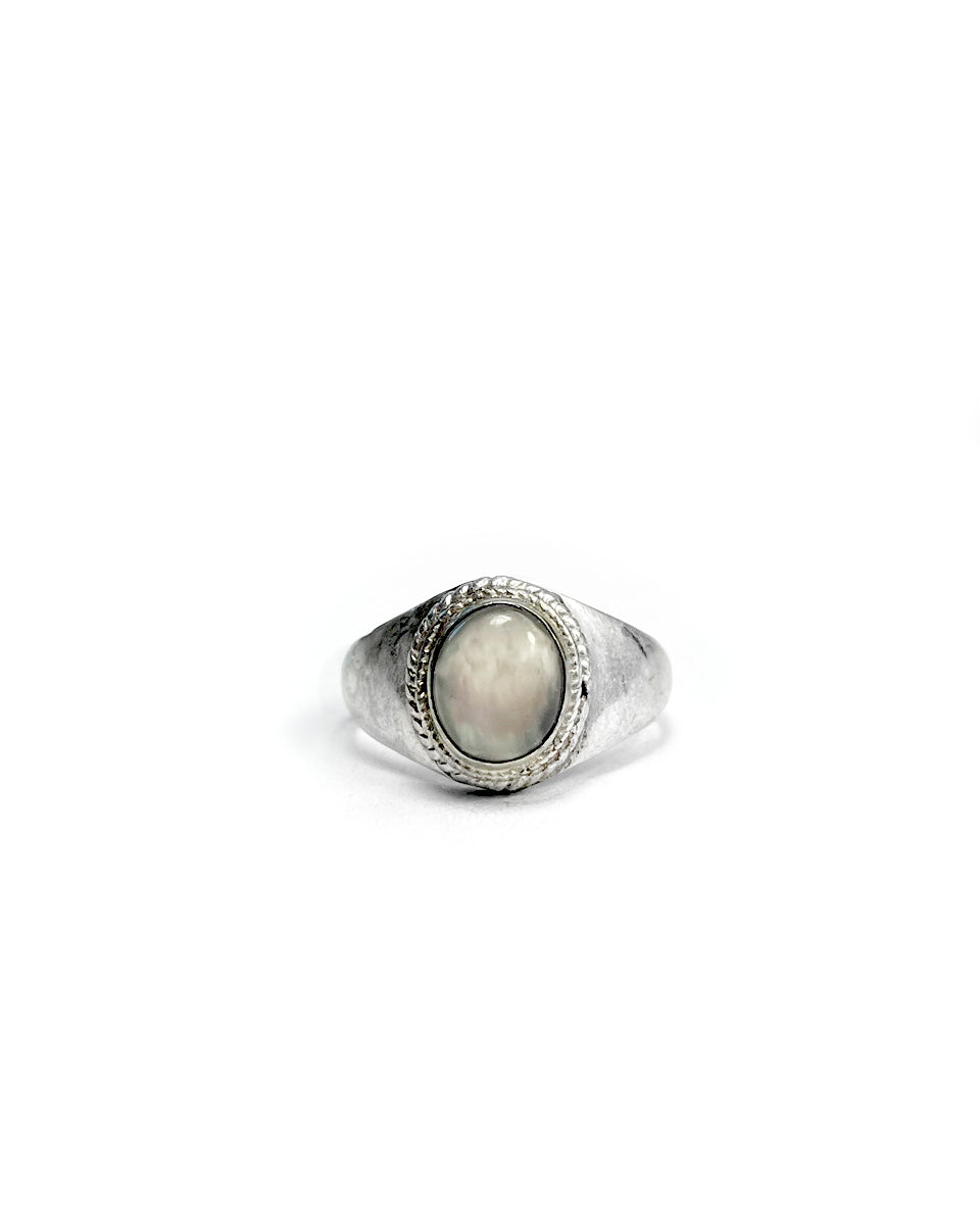 Simple Ring with Oval Stone