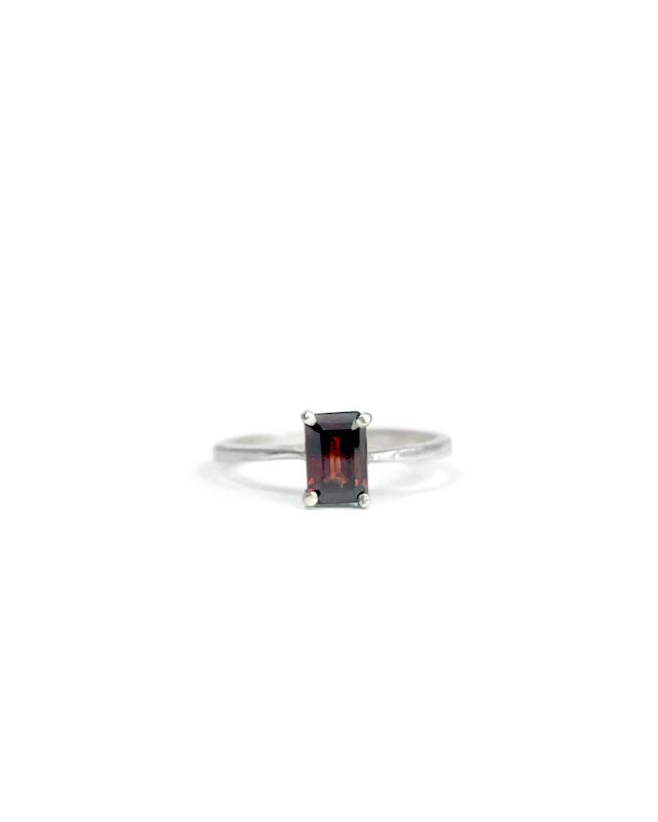 Ring with Small Square Stone