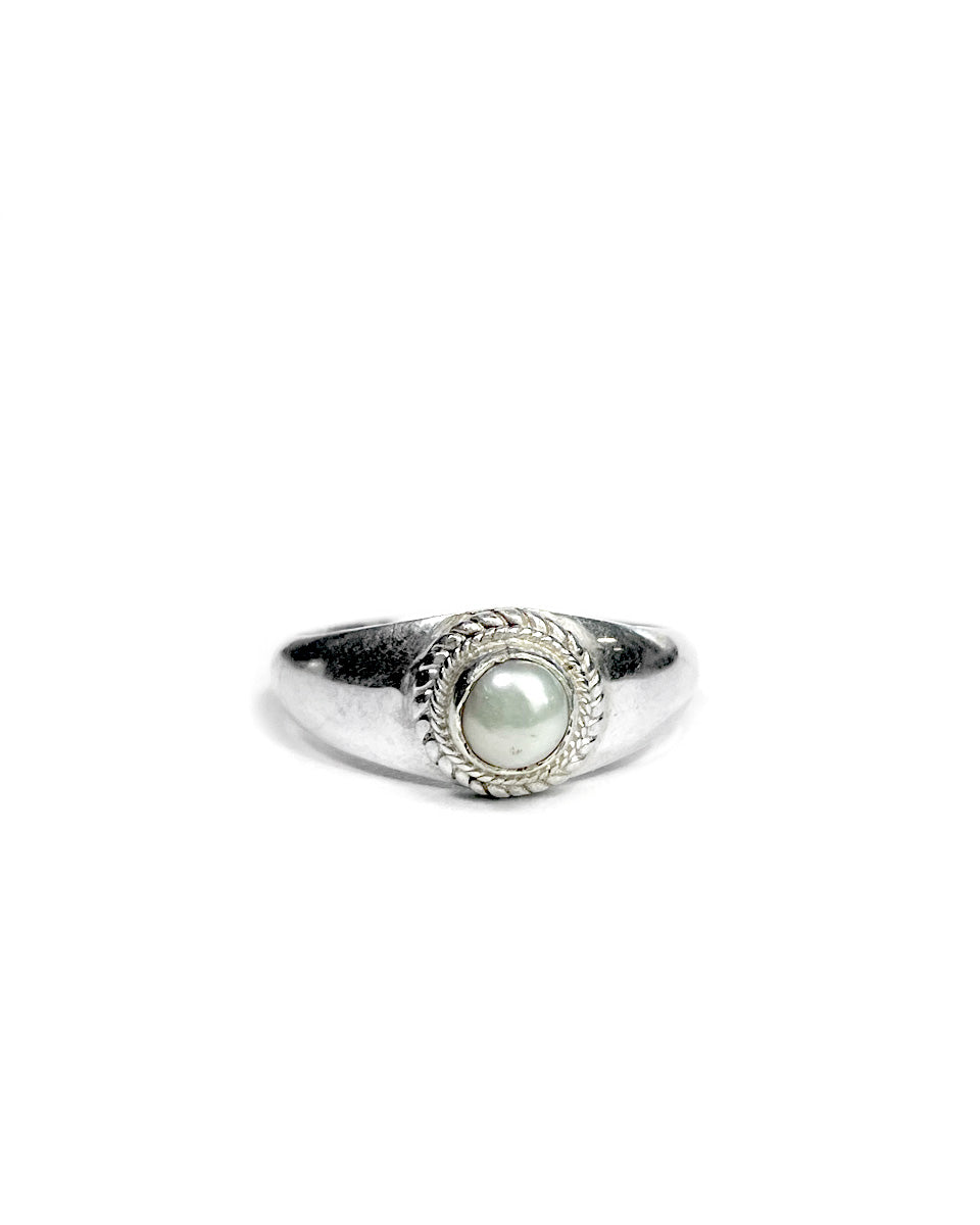 Ring with Small Pearl