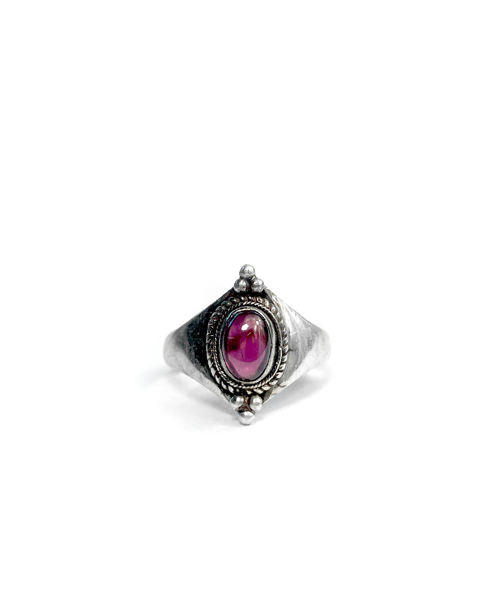 Tear Shape Ring with Stone