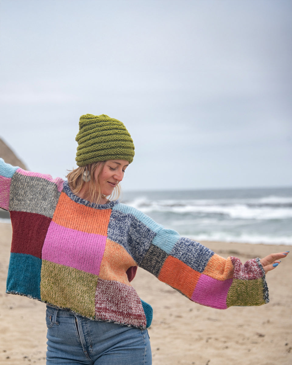 Mohair Patch Sweater