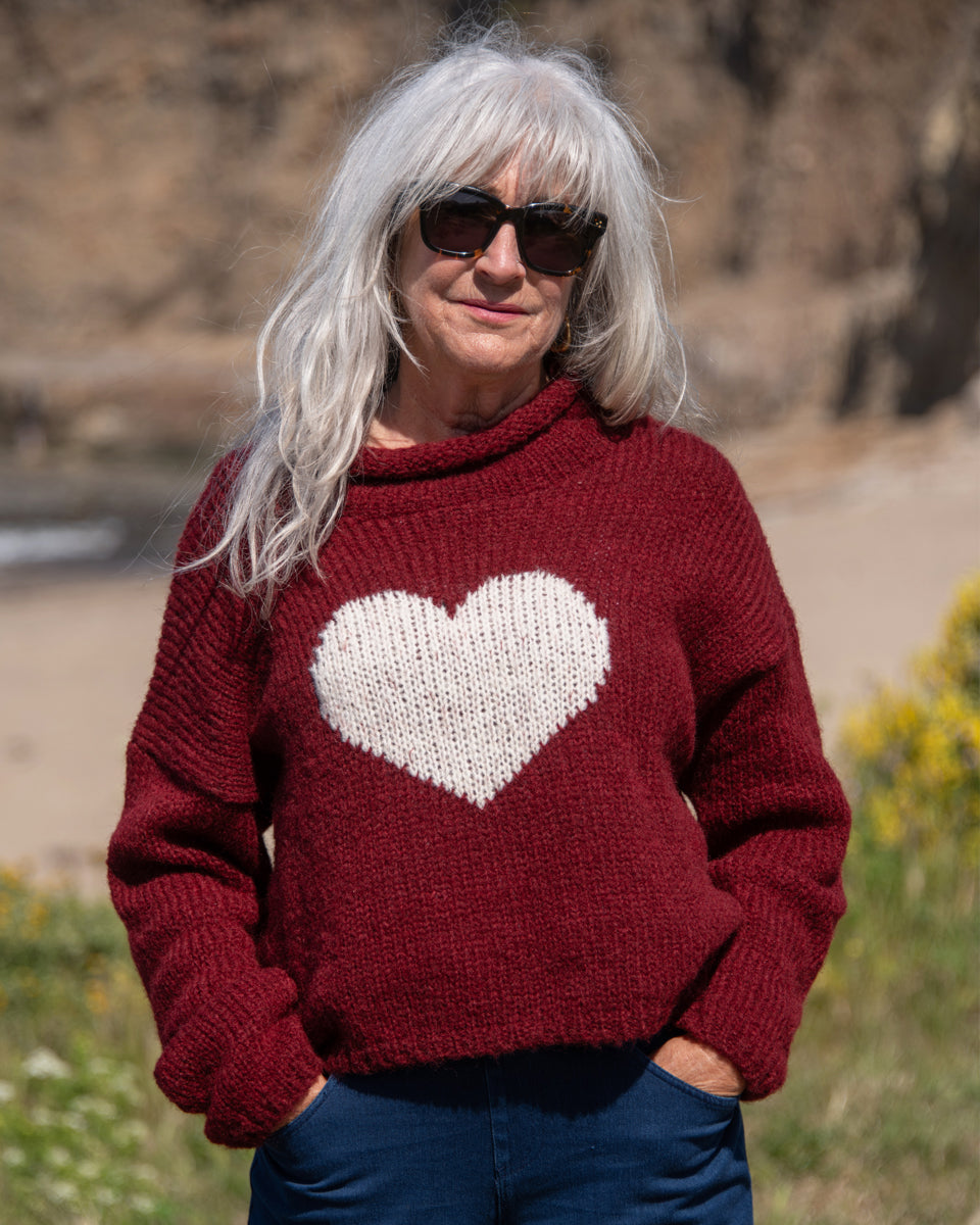 Roll Neck Mohair Sweater