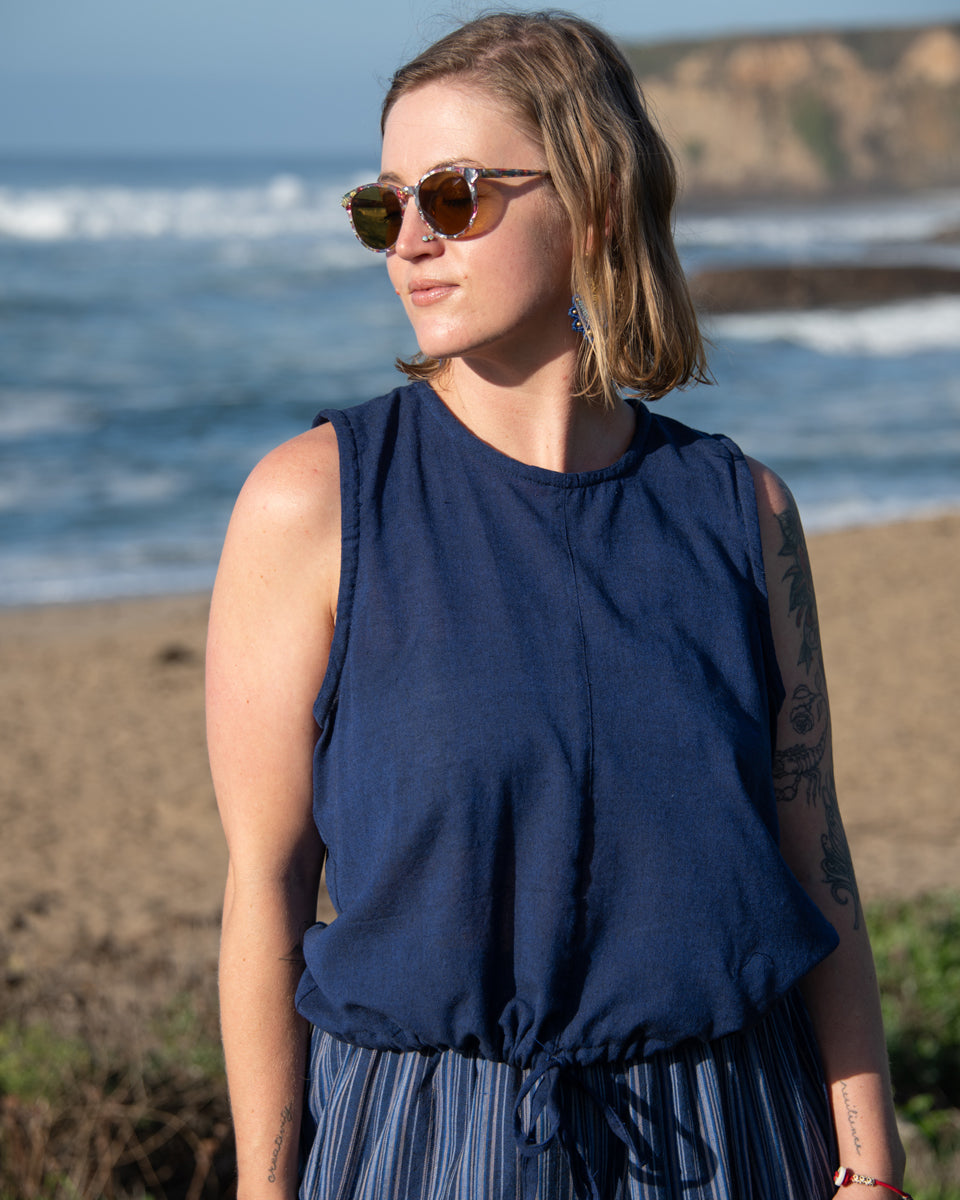 Drawstring Kurta Top