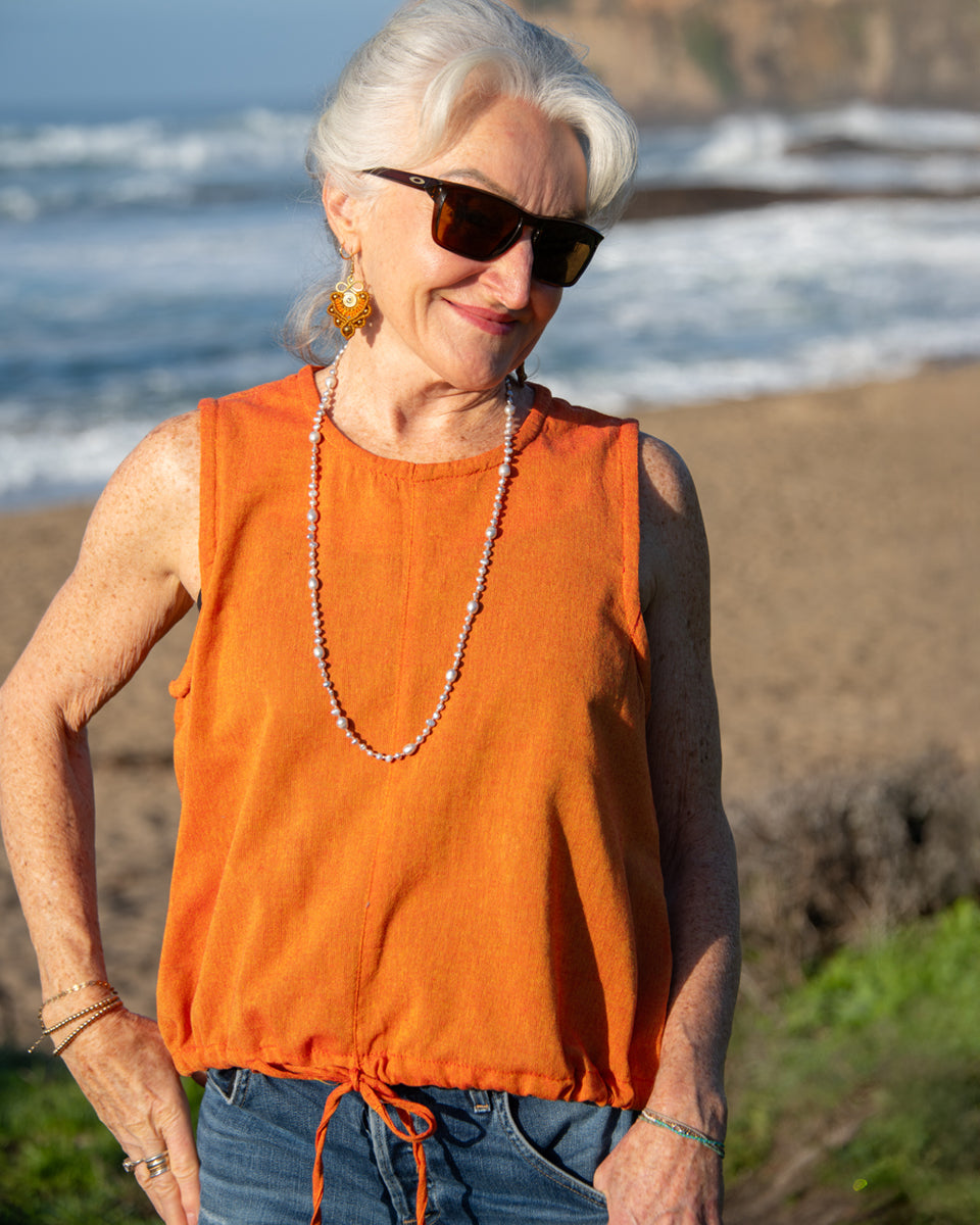 Drawstring Kurta Top