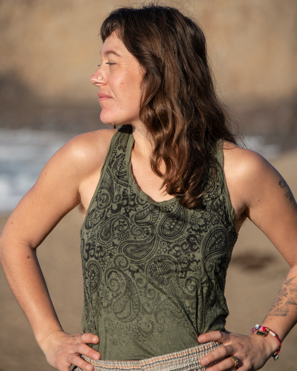 Paisley Tank Top