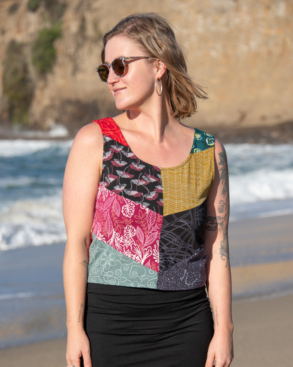 Upcycled Patchwork Tank