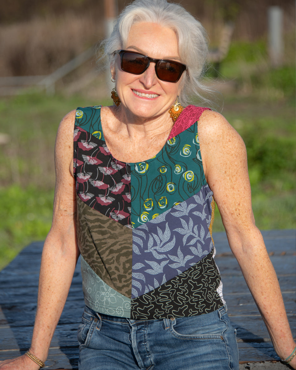 Upcycled Patchwork Tank