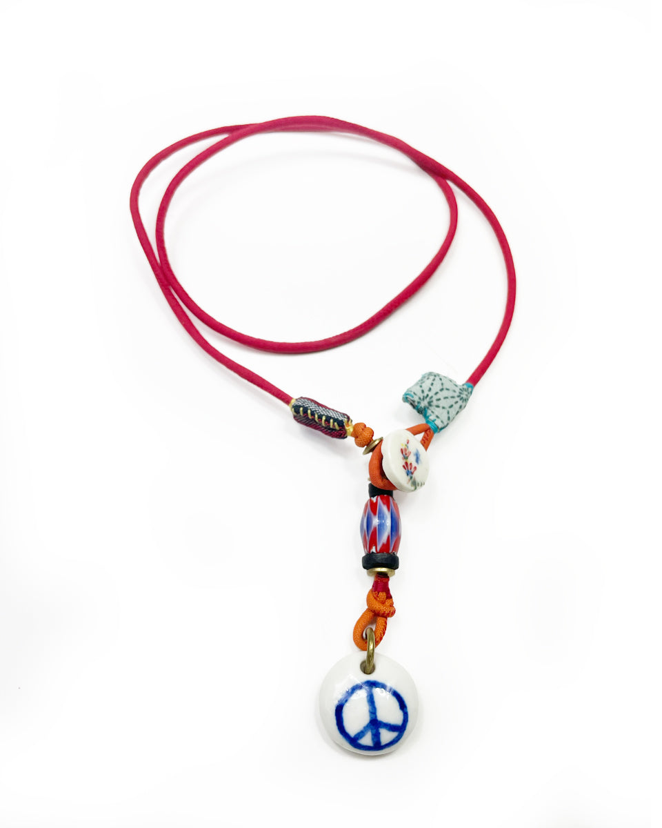 Handcrafted Peace Necklace