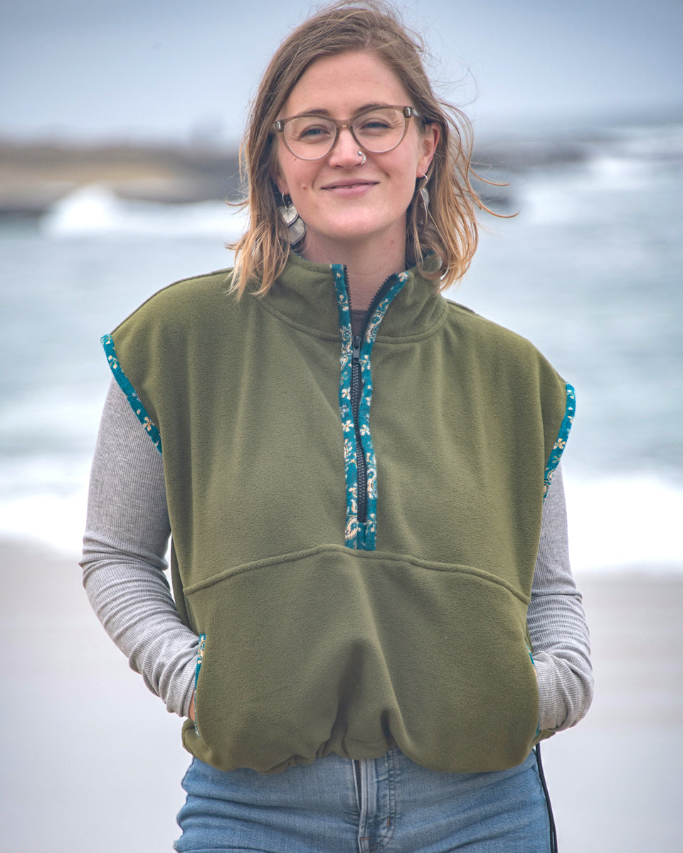 トップス NULABEL \"GARMENT DYED VALLEYS VEST\" NULABEL GARMENT DYED VALLEYS VEST