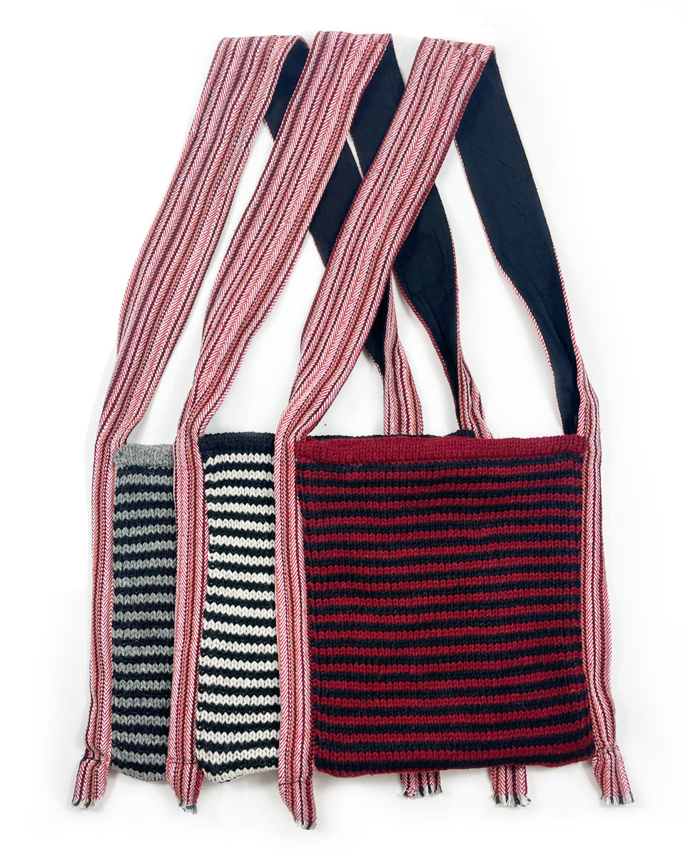 Striped Wool Bag