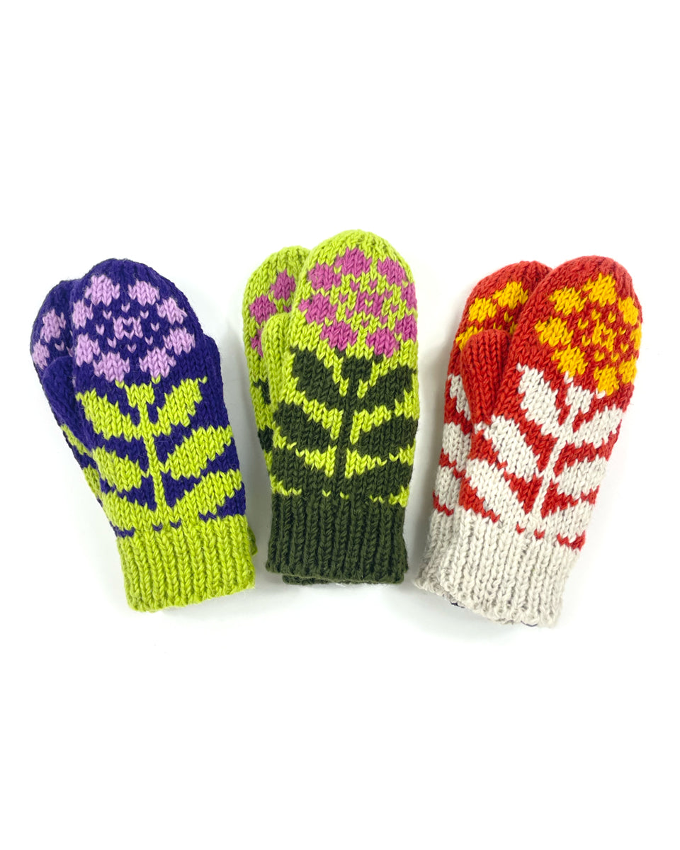 Flower Mittens