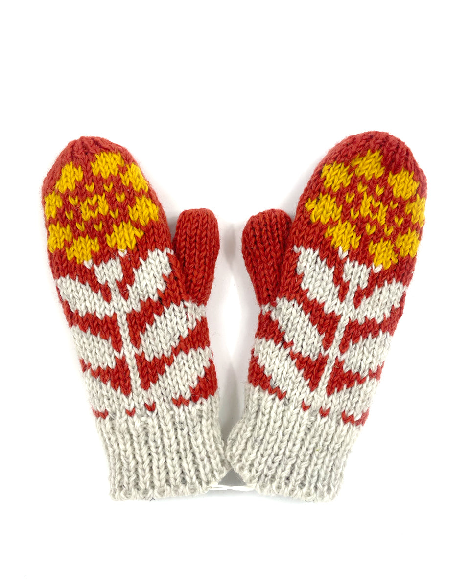 Flower Mittens