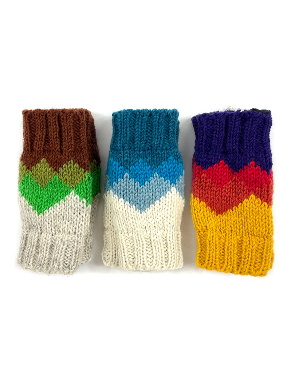 Mountain Fingerless Gloves