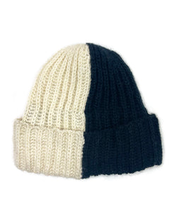 Two Tone Fold Over Beanie