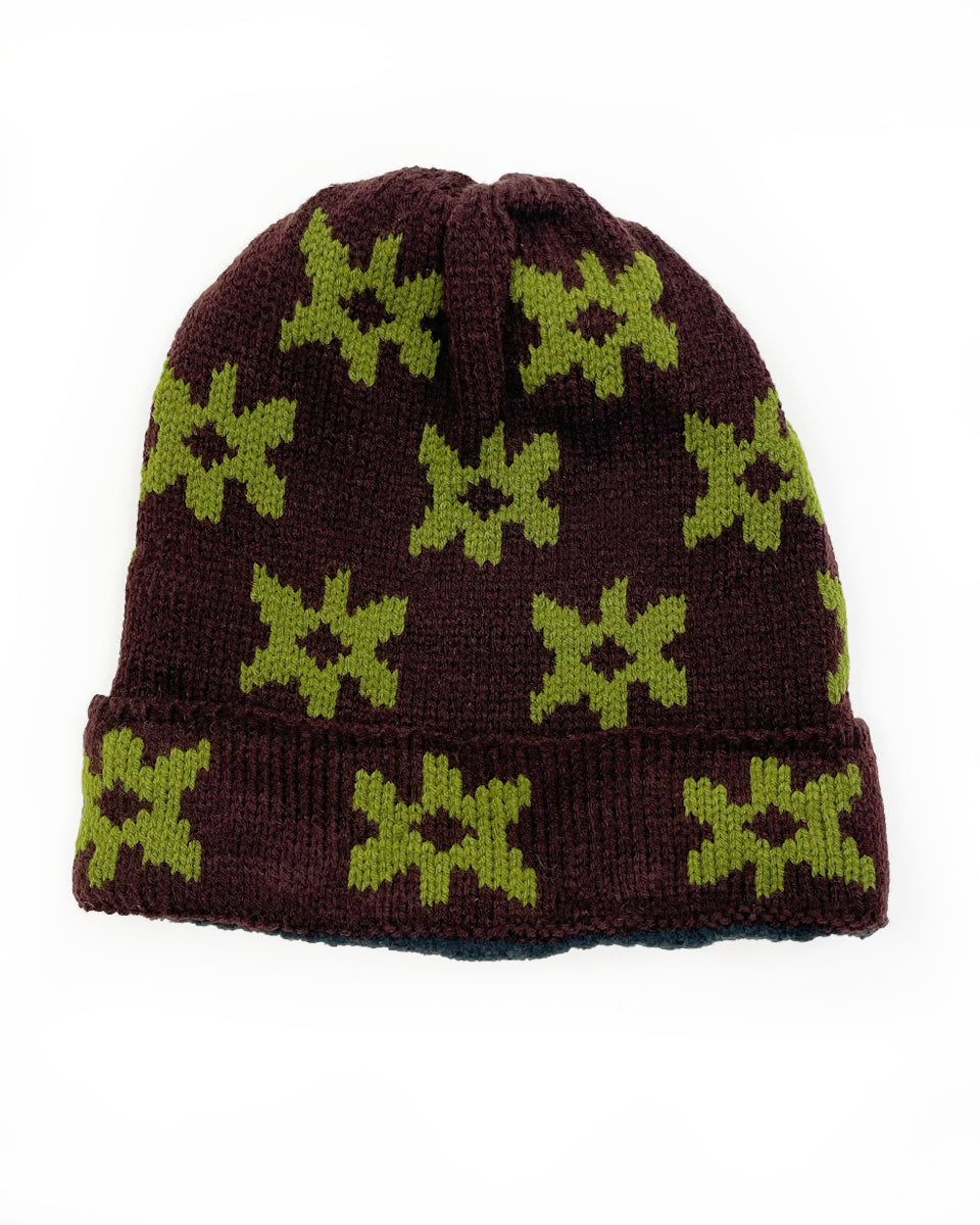 Retro Flower Beanie