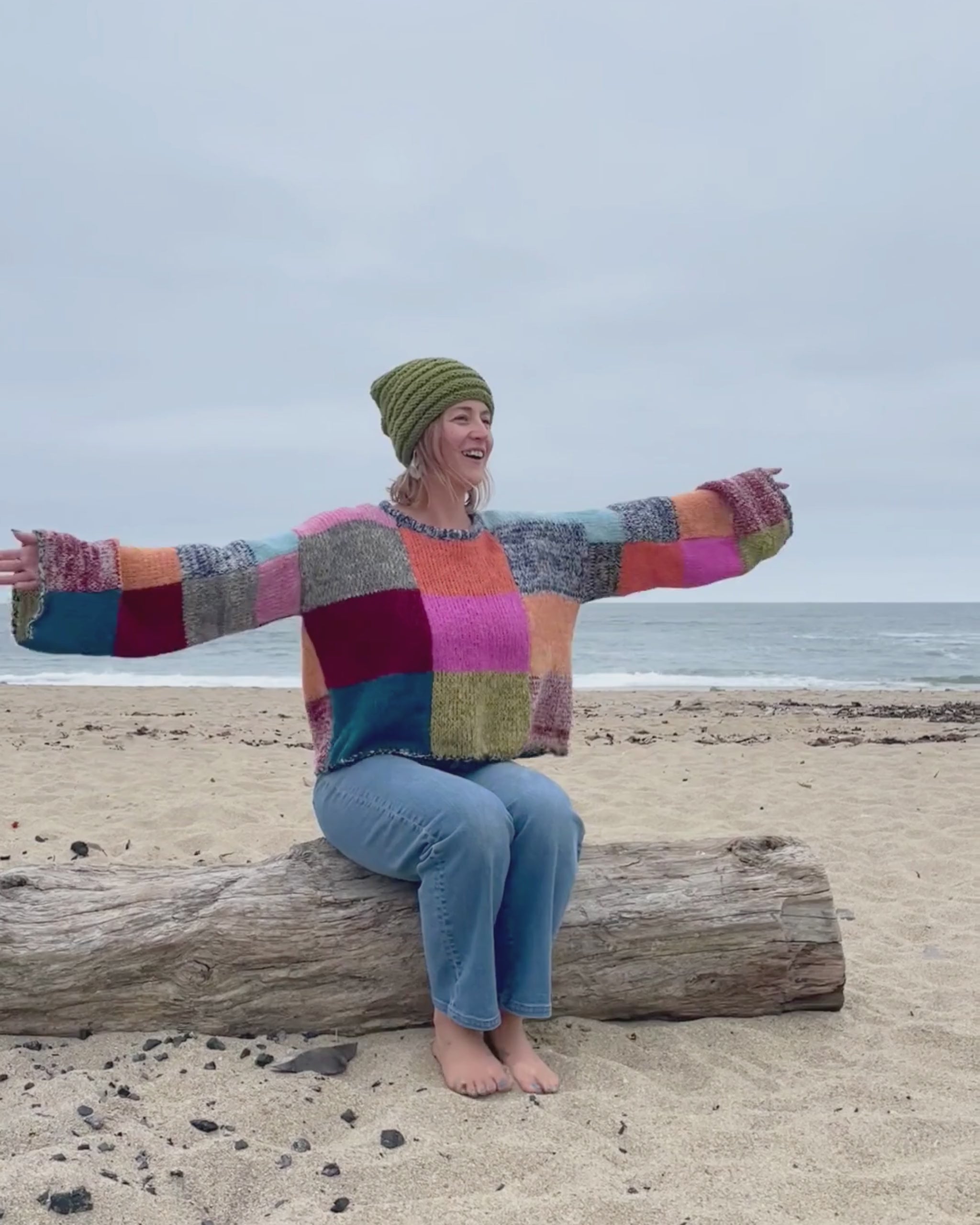 Mohair Patch Sweater