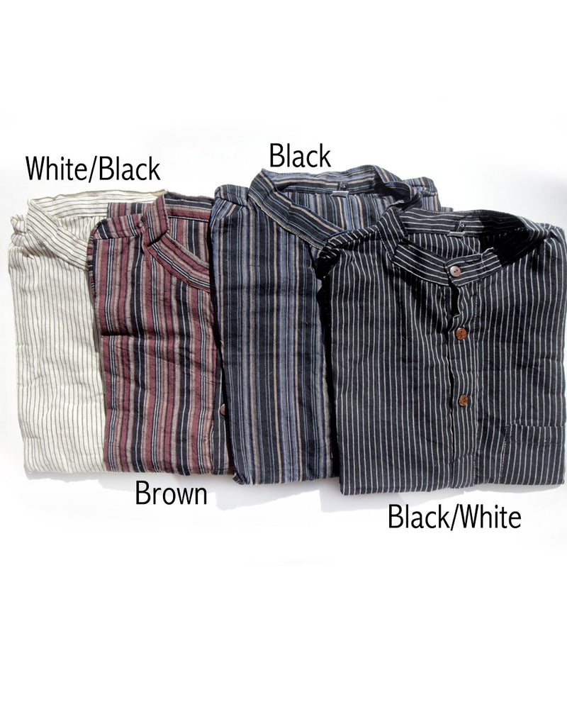 Striped Cotton Box Top