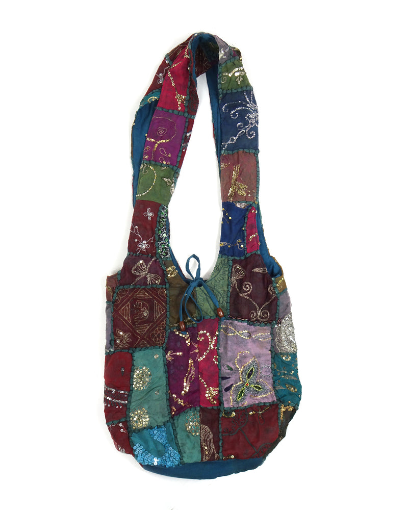 Sari Patch Shoulder Bag
