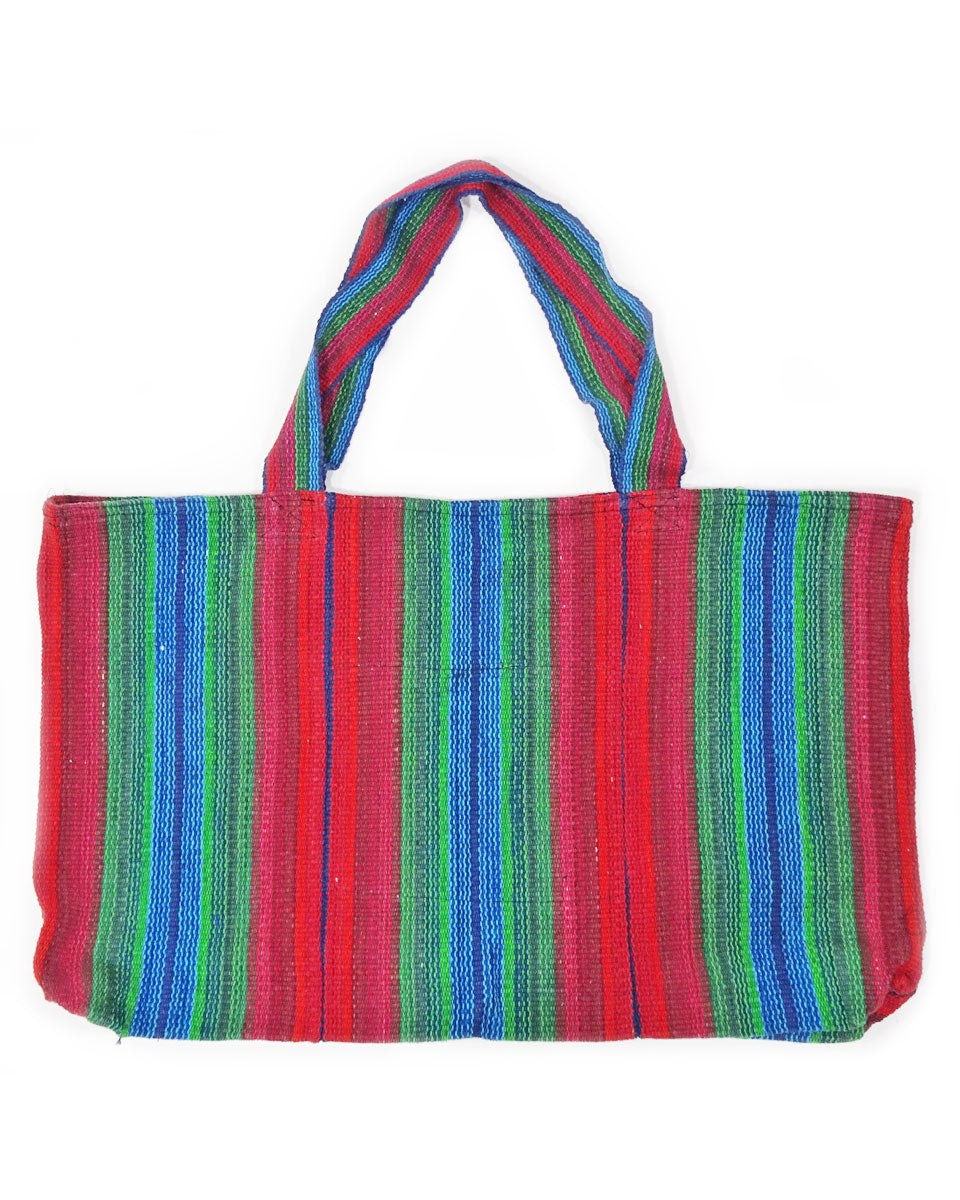 XL Striped Cotton Tote Bag