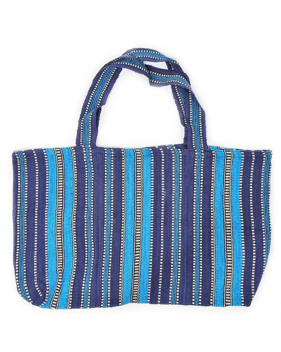 XL Striped Cotton Tote Bag