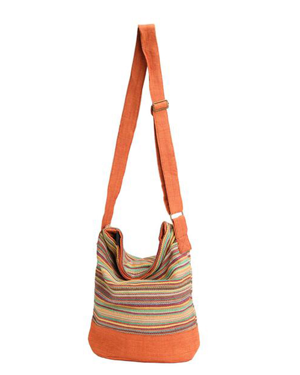 Striped Gheri Bucket Bag