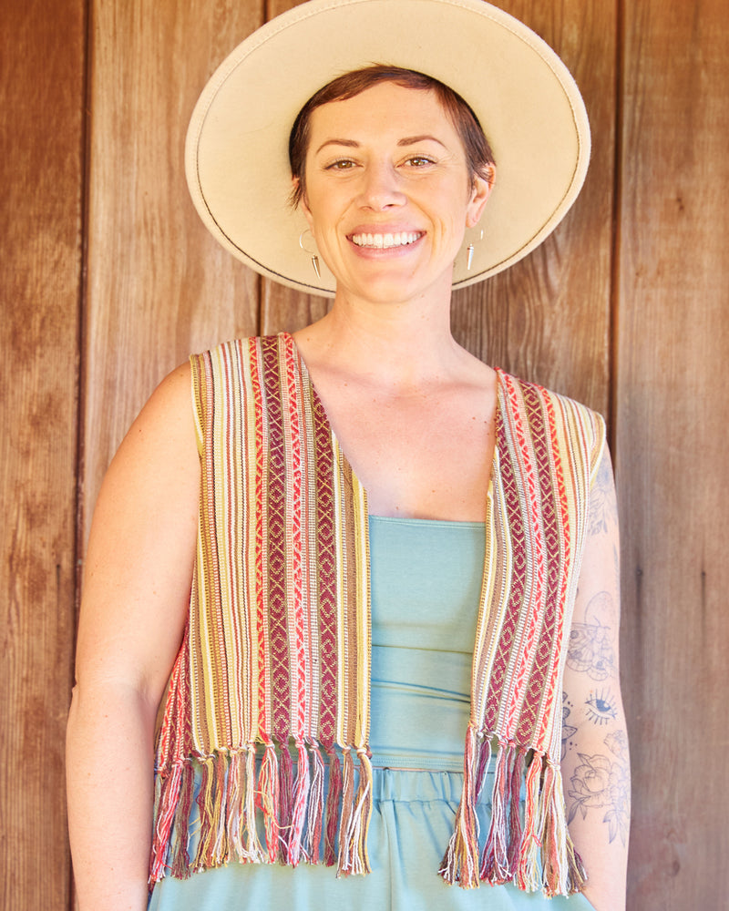 Cotton Gheri Bolero Vest