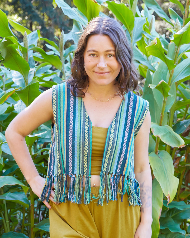 Cotton Gheri Bolero Vest