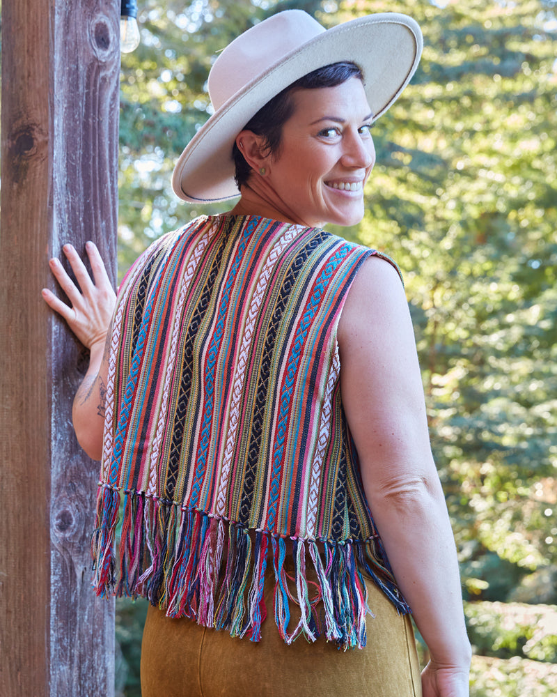 Cotton Gheri Bolero Vest